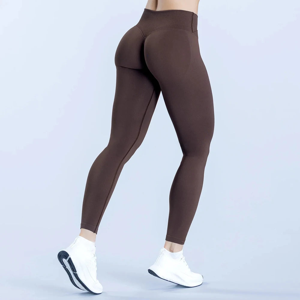 Vision Leggings Cross Waist Seamless Yoga Pants Women Hip Lifting Gym Leggings Fitness Scrunch Butt Sports Pants Workout Legging