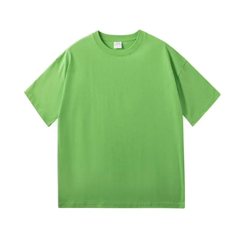 YSZWDBLX T-shirt Women 2025 Summer Short Sleeve O-neck Tshirt Man /woman Cotton Loose Harajuku Couples Tees Casual Shirts Top