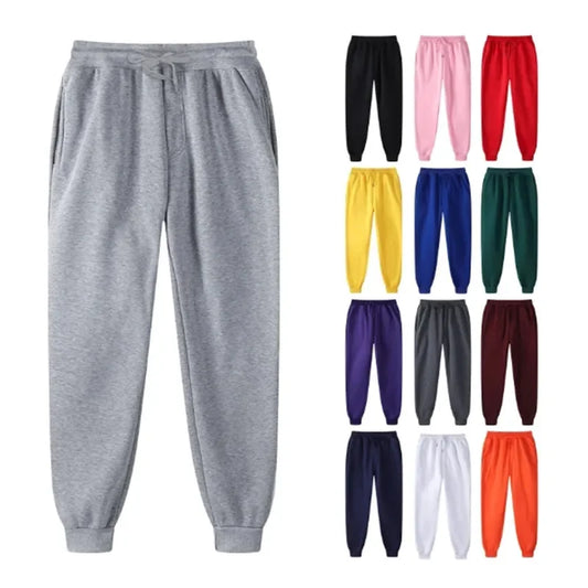 Unisex Autumn Winter Fitness Workout Sweatpants Jogging Running Casual Comfortable Streetwear Tracksuit Pants for Men And Women