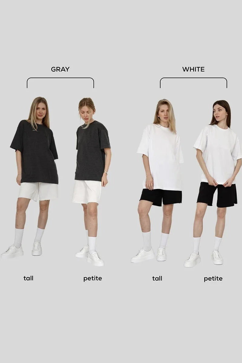 Botvotee 21 Colors Ins Fashion Summer Oversized Basic Soild T Shirts for Women 100% Cotton White Black Pink T-shirt Casual Tops