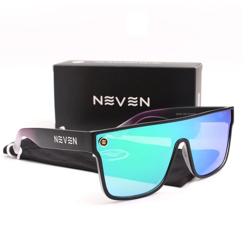 NEW High quality luxury NEVEN brand sunglasses square Conjoined lens outdoors Cycling Women men Gradient lens sun glasses UV400