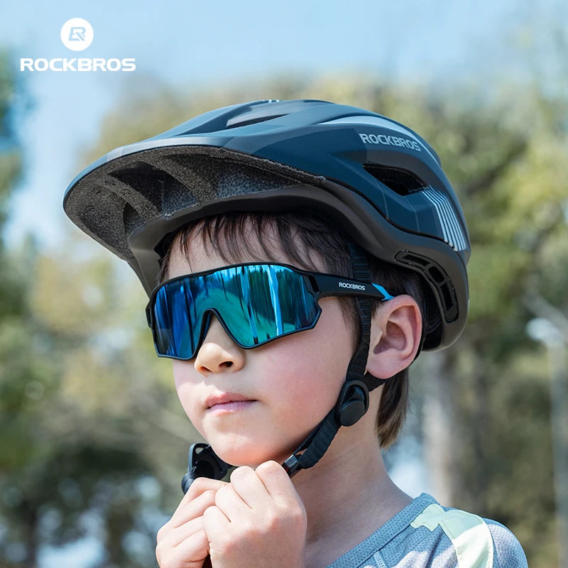 ROCKBROS Sunglasses Kids Girls Boys Polarized/Photochromic Goggles Children Glasses UV Protection Eyeglasses Eyewear