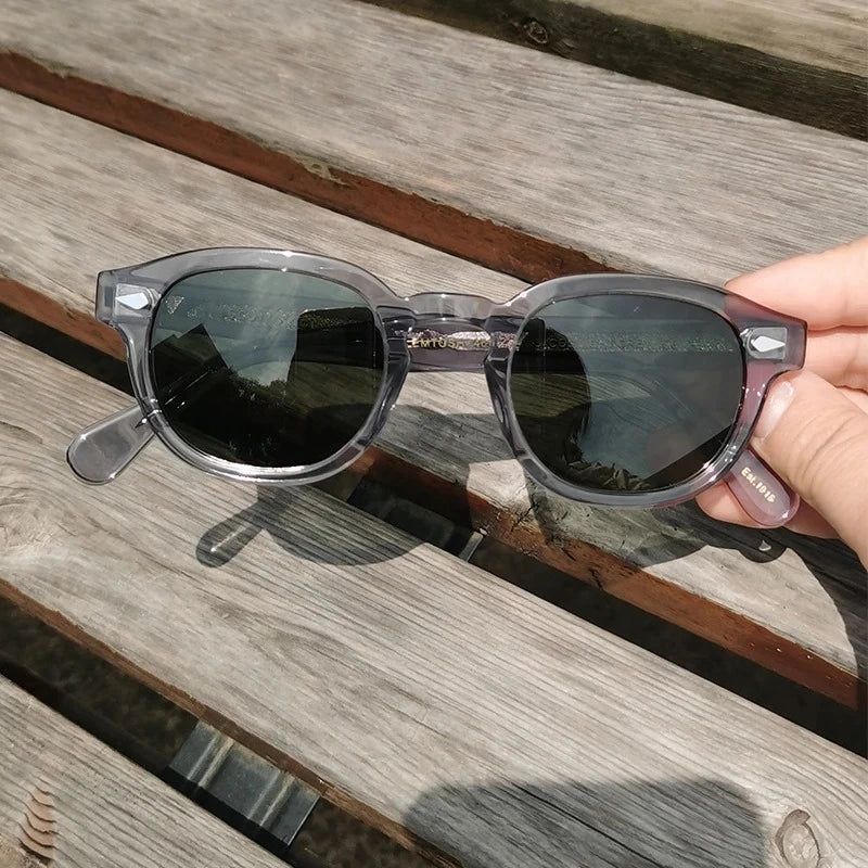 Sunglasses Man Johnny Depp Sun Glasses Woman Luxury Brand Design Vintage Acetate UV400 Driver Shade Lemtosh Polarized Goggles