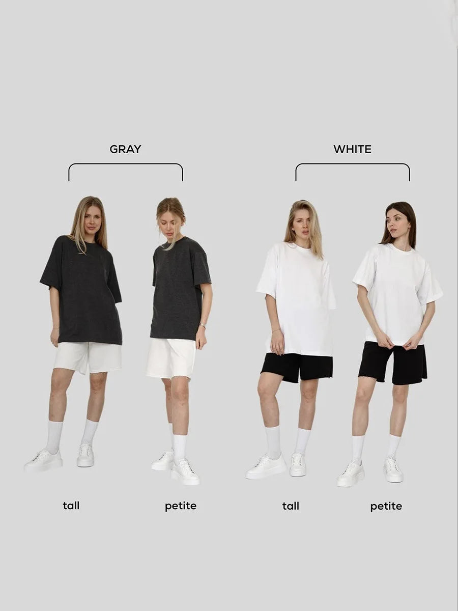 Botvotee 21 Colors Ins Fashion Summer Oversized Basic Soild T Shirts for Women 100% Cotton White Black Pink T-shirt Casual Tops