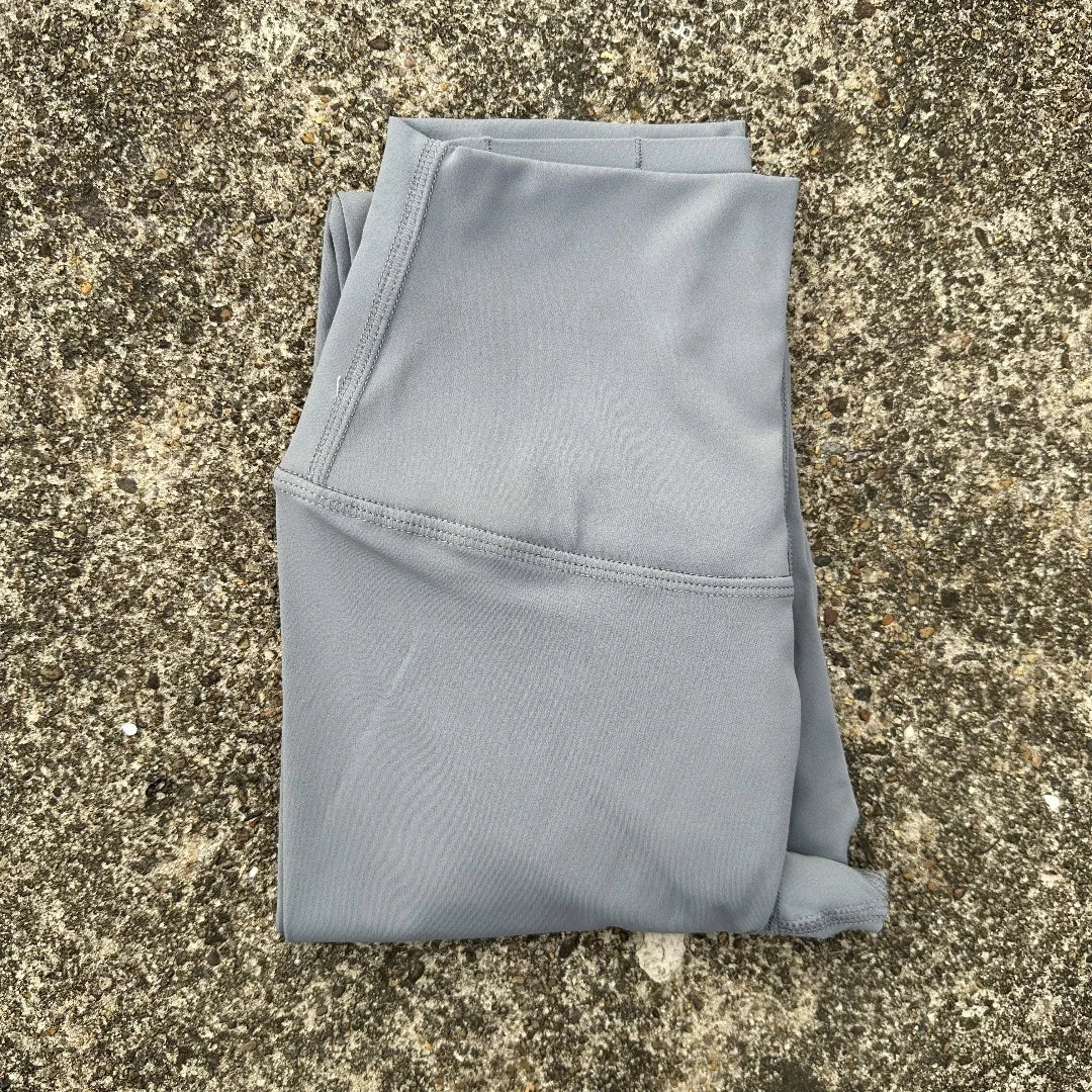 Solid Color Back Waist Pocket High Waist Yoga Legging Women Sport Cropped Pants Butter Athletic Gym Comprehensive Training Jog