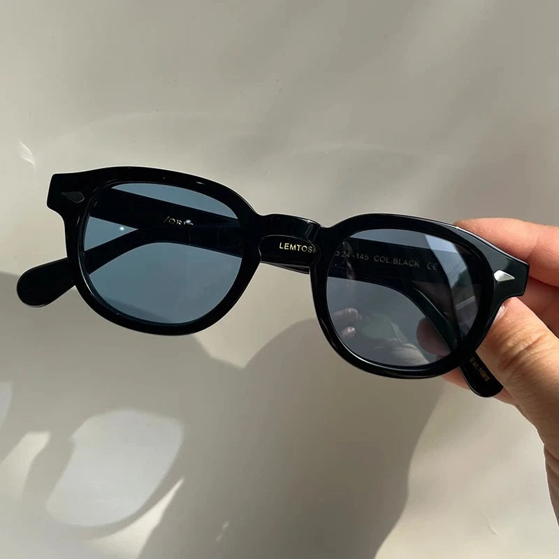 Sunglasses Man Johnny Depp Sun Glasses Woman Luxury Brand Design Vintage Acetate UV400 Driver Shade Lemtosh Polarized Goggles