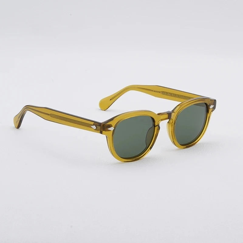 Sunglasses Man Johnny Depp Sun Glasses Woman Luxury Brand Design Vintage Acetate UV400 Driver Shade Lemtosh Polarized Goggles