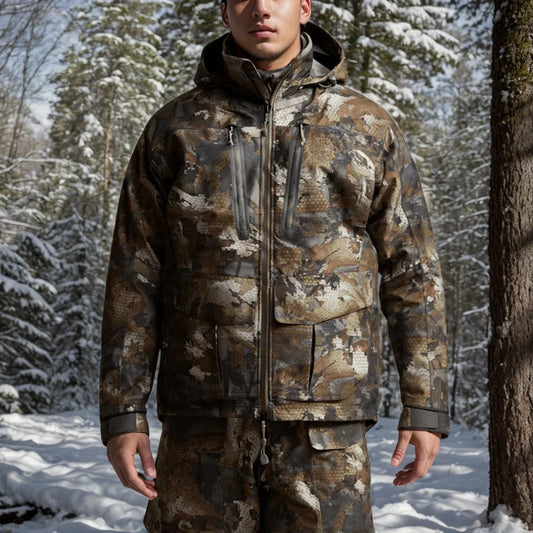 Men's Winter Camouflage Hudson Jacket Waterproof Insulation for Fishing And Hunting
