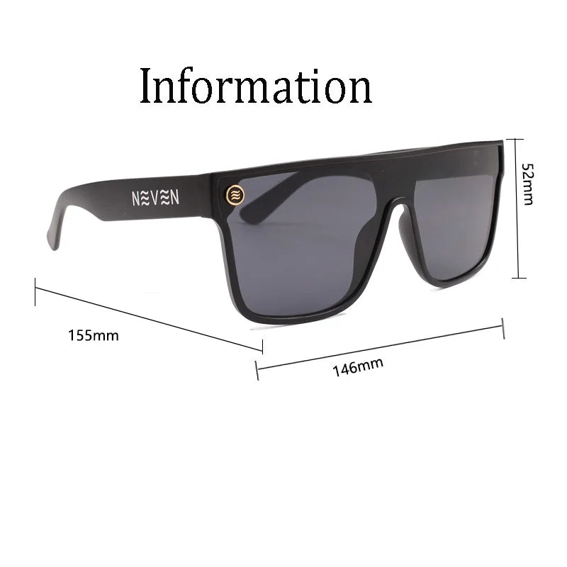 NEW High quality luxury NEVEN brand sunglasses square Conjoined lens outdoors Cycling Women men Gradient lens sun glasses UV400