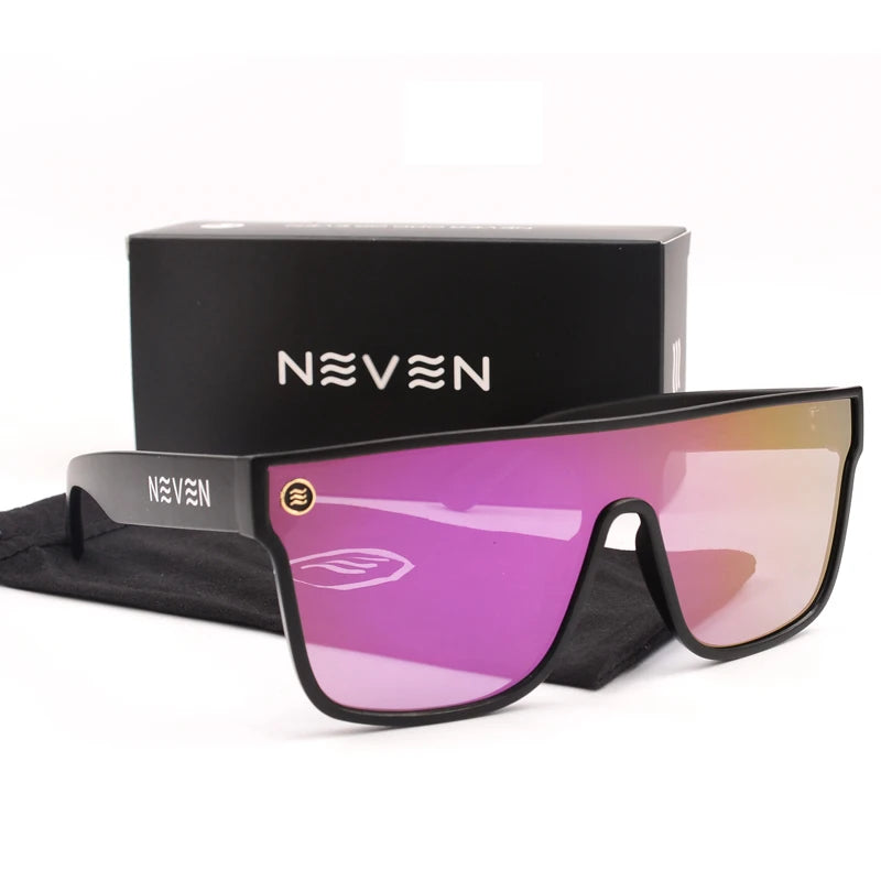 NEW High quality luxury NEVEN brand sunglasses square Conjoined lens outdoors Cycling Women men Gradient lens sun glasses UV400