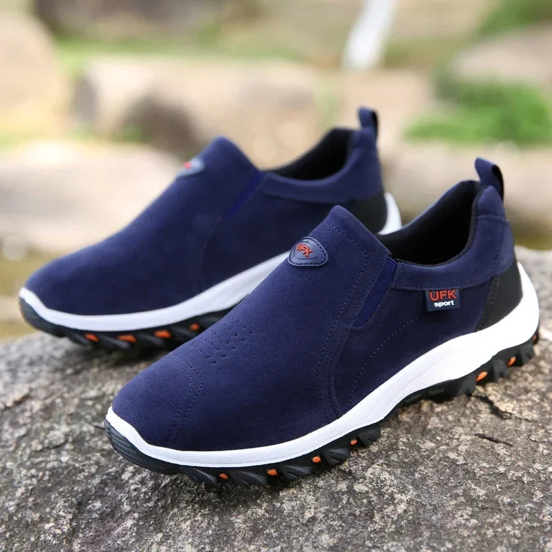 2024 New Casual Men's Sports Shoes Outdoor Walking Loafers Comfortable Shoes Fashionable and Lightweight Plus Size 38-50