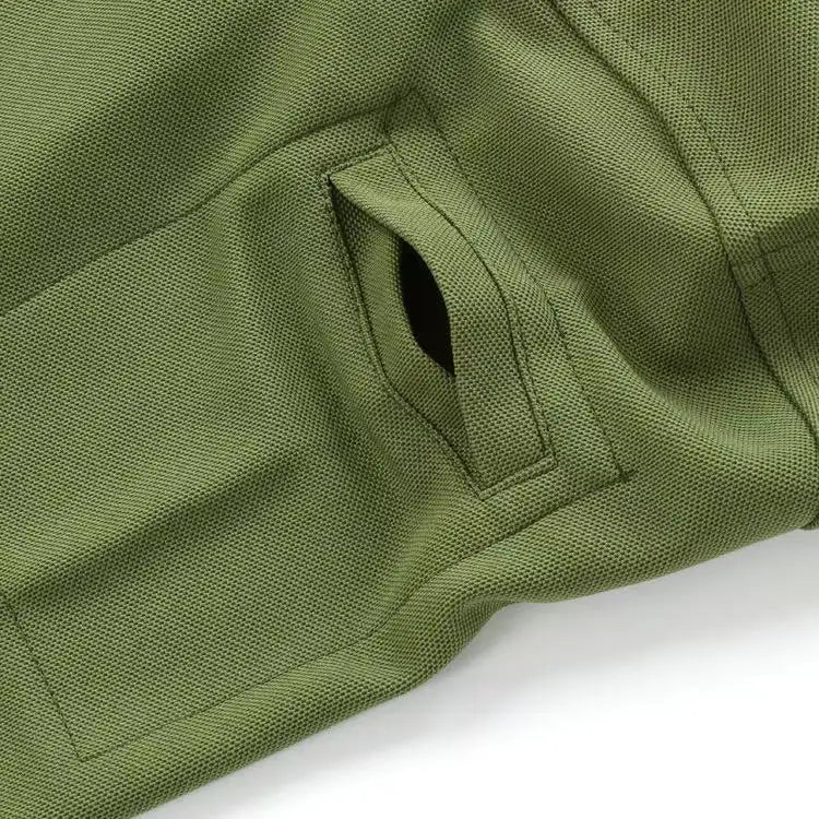 Men's M-4XL Quick Dry Pullover Long Sleeve Shirts Oversized Breathable Clothes Tactical Elastic Plain Turn-down Sports T-shirts