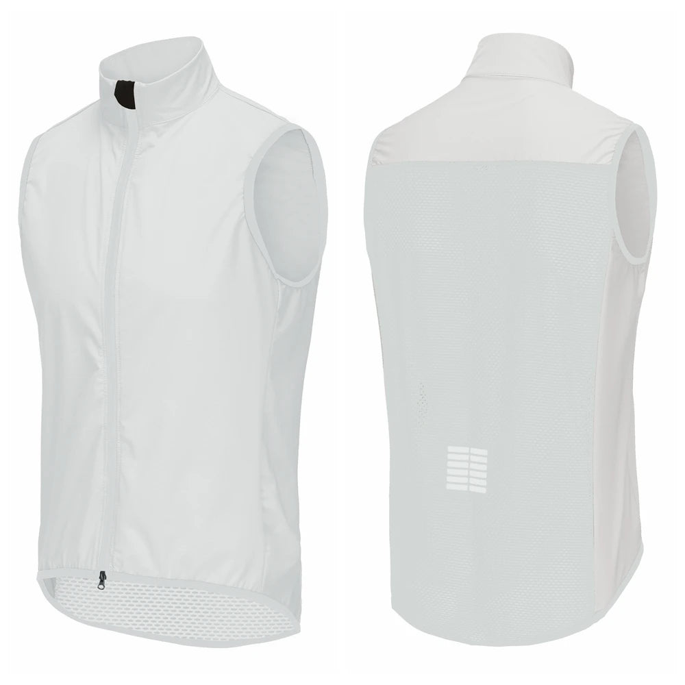 Rsantce Men Jerseys Windproof Lightweight Cycling Sleeveless Jacket Mtb Bike Uniform Bicycle Jersey Clothing Vest