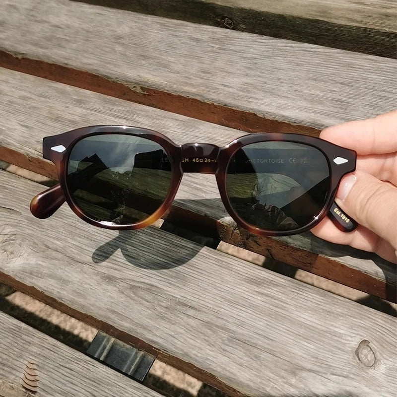 Sunglasses Man Johnny Depp Sun Glasses Woman Luxury Brand Design Vintage Acetate UV400 Driver Shade Lemtosh Polarized Goggles