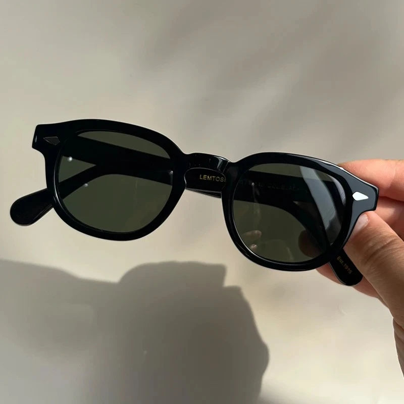 Sunglasses Man Johnny Depp Sun Glasses Woman Luxury Brand Design Vintage Acetate UV400 Driver Shade Lemtosh Polarized Goggles