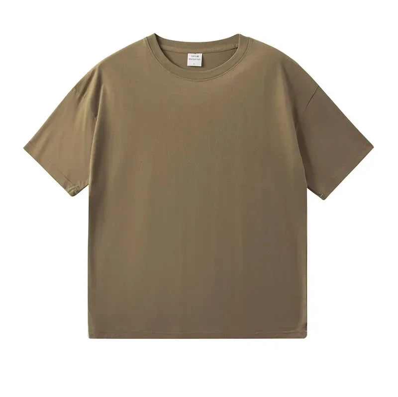 YSZWDBLX T-shirt Women 2025 Summer Short Sleeve O-neck Tshirt Man /woman Cotton Loose Harajuku Couples Tees Casual Shirts Top