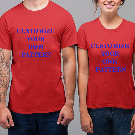 Cotton Customized Printed Leisure T Shirt Harajuku Tee DIY Your Like Photo or  T-shirt Fashion Custom Men's Tops Tshirt