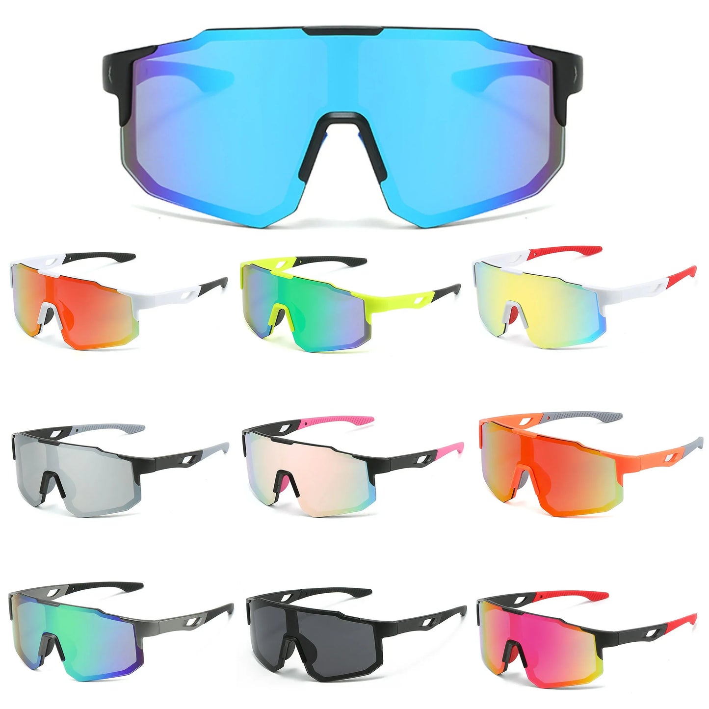 Cycling Sunglasses Sports Cycling Glasses Bike Eyewear MTB Dark Glasses Outdoor  Bicycle Goggles for Men Women Sunglasses UV400