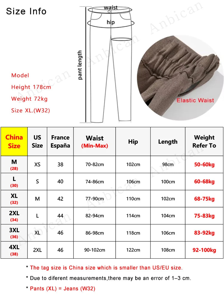2026 New Korean Men's Casual Pants Banded Waist Stretch Semi-Wide Pleated Suit Slacks Straight Loose Draped Trousers