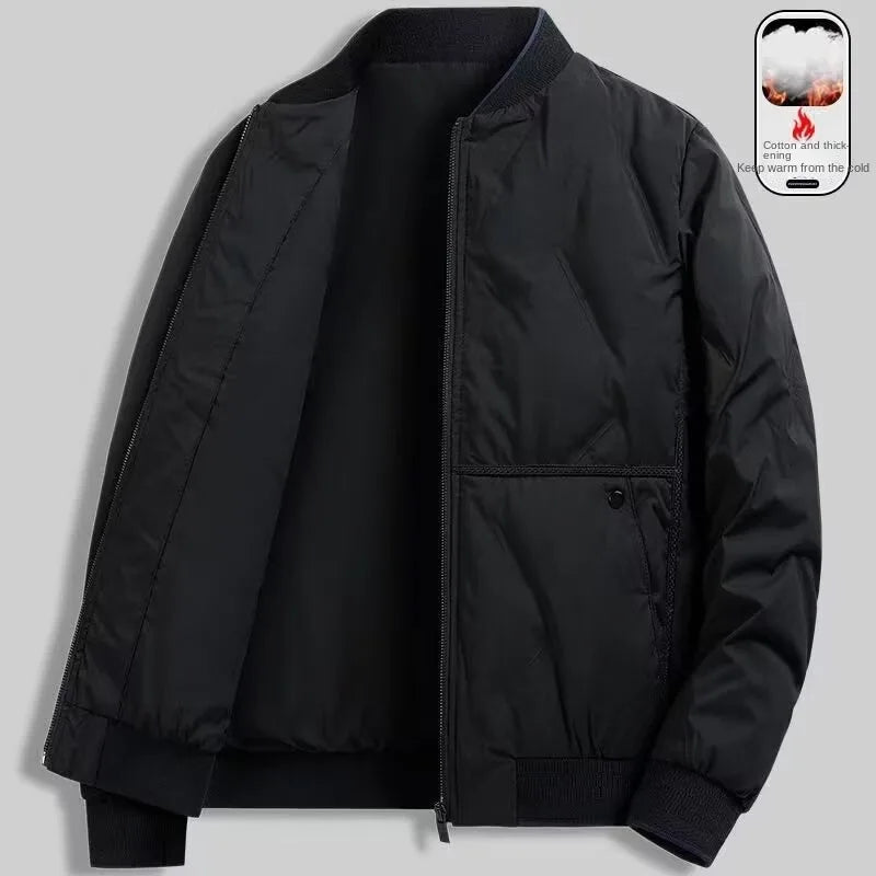 Autumn and winter outerwear men's new trendy brand men's baseball collar autumn casual flight jacket clothes