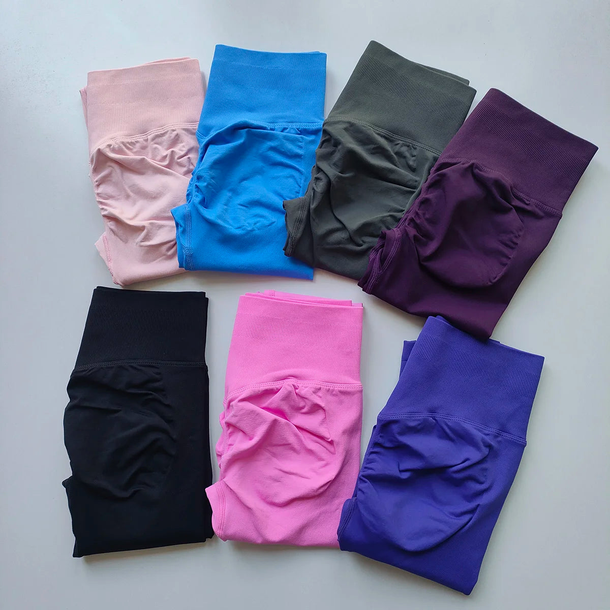 Women's High Waist Seamless Gym Yoga Leggings Push-Up Sport Tights High Elastic Fitness Running Pants Hip Lift Gym Pilates Wear